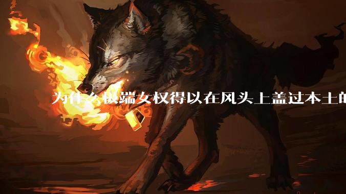 为什么极端女权得以在风头上盖过本土的“妇女能顶半边天”？